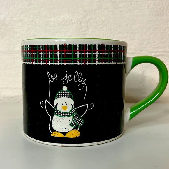 OVERSIZED Penguin Holiday Coffee Mug O624 - Picture 2 of 6